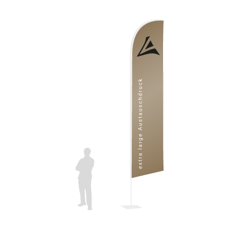 Beachflag Wind Austauschdruck | Extra Large (490 cm) | einseitig bedruckt