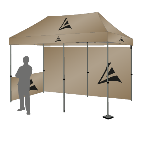 Faltpavillon | 3x6 | bedruckt