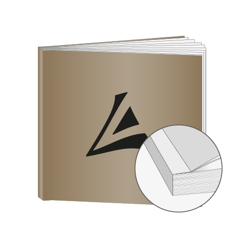 Broschüren Klebebindung Quadrat
