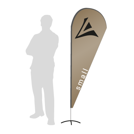 Beachflag Drop | Small (210 cm) | einseitig bedruckt