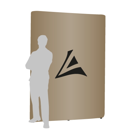 Pop-Up Faltwand | 2 x 3 Felder gerade | einseitig bedruckt