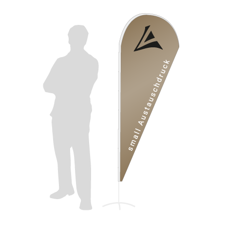 Beachflag Drop Austauschdruck | Small (210 cm) | einseitig bedruckt