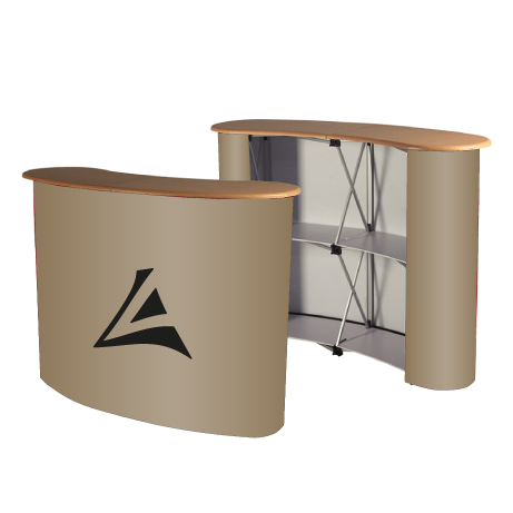 Messetheke Pop-Up | 2x2 | einseitig bedruckt