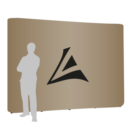 Pop-Up Faltwand | 4 x 3 Felder gerade | einseitig bedruckt
