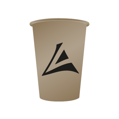 Pappbecher BIO | 300 ml einwandig | rundum bedruckt