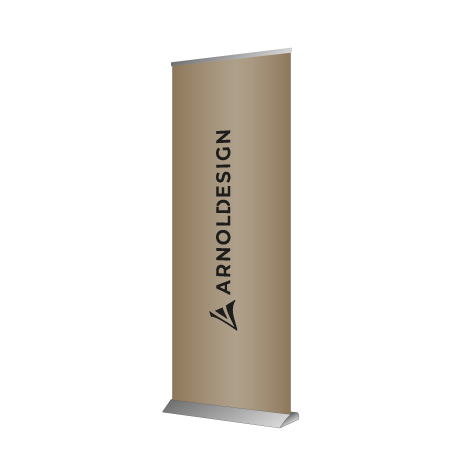 Roll-Up Deluxe | B 85 cm x H 153 - 200 cm | einseitig bedruckt